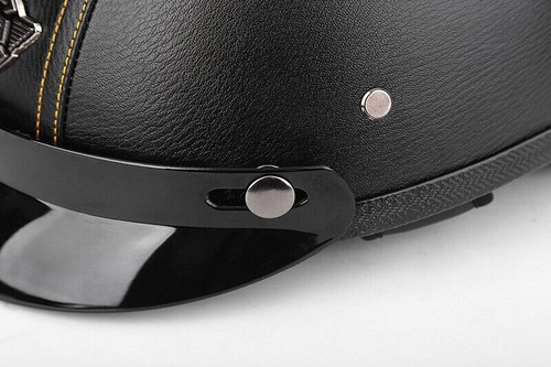 Retro Motorradhelm Rollerhelm Schutzbrillen Oldtimerhelm Halbschale Helmet DE - Bild 4 von 27