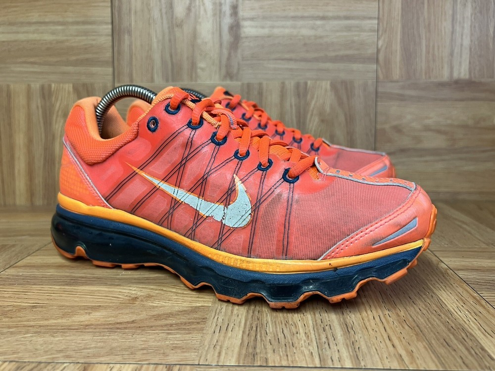 RARE Nike Air Max+ 2012 Total Orange Grey Mens Size 7 486978-600