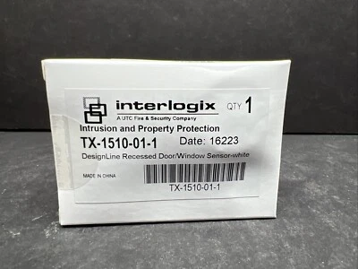 GE Interlogix TX-1510-01-1 Wireless DesignLine Recessed Door/Window Sensor