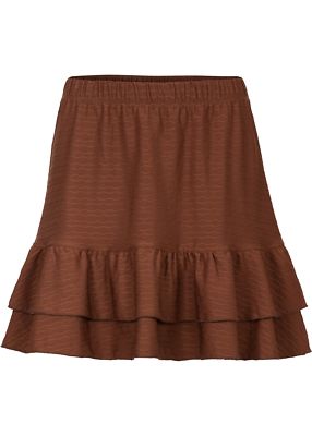 Mini-Shirtrock Struktur Rock Minirock Skirt braun Gr. 40/42 Bodyflirt 955892