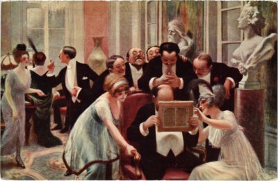 Old postcard AK Le Frago - Albert Guillaume SALON DE PARIS (1355526)