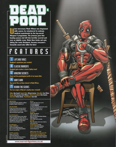 Marvel Deadpool - Collector’s Edition Figure Eaglemoss 2007 NO MAGAZINE - Picture 3 of 3