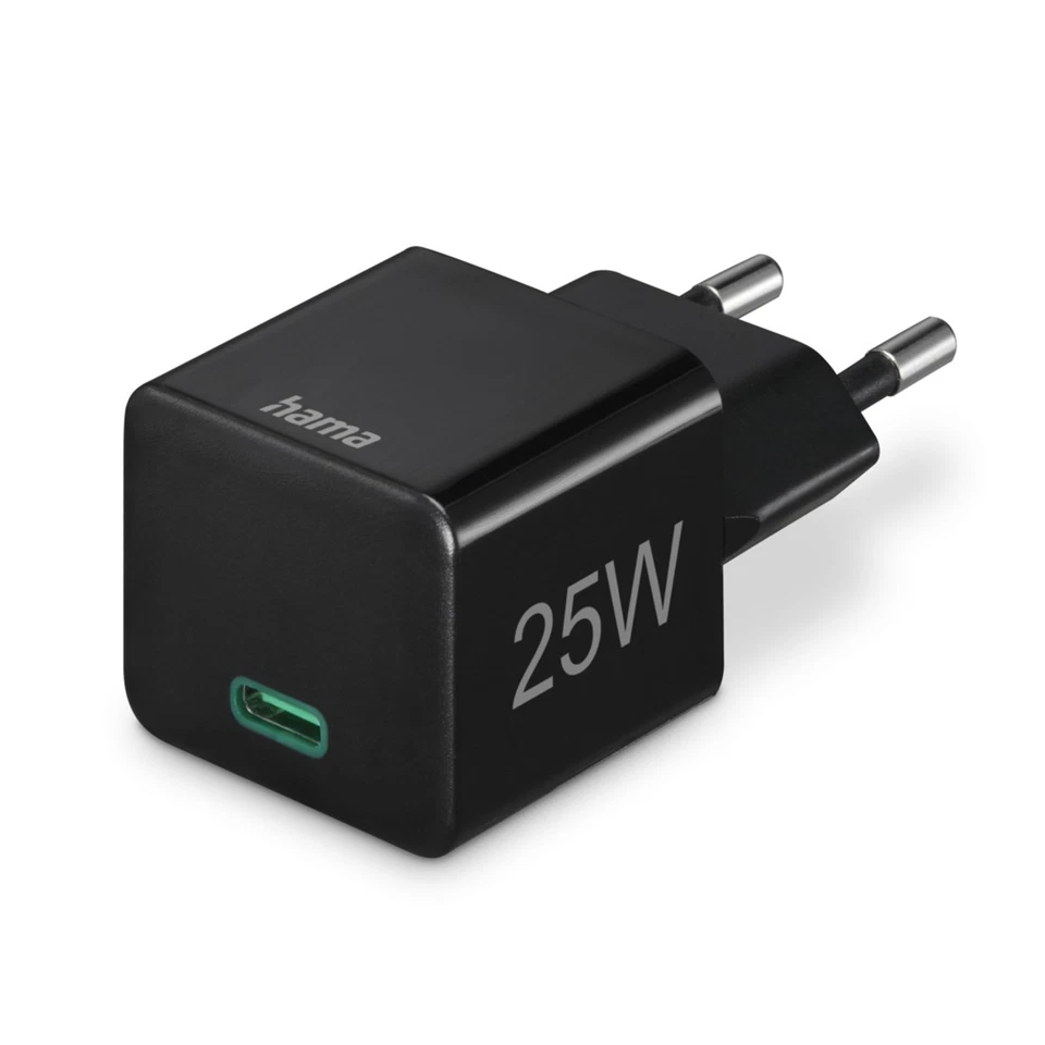 Hama Ladegerät Schnellladegerät USB-C 25W Netzteil Power Delivery Quick Charge - Bild 2 von 4