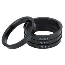 Hub Centric Rings64.1mm Id 73.1mm Od Car Wheel Hubrings Abs Plastic Black4pcs Hub Centric Rings64.1mm Id 73.1mm Od Car Wheel Hubrings Abs Plastic Black4pcs