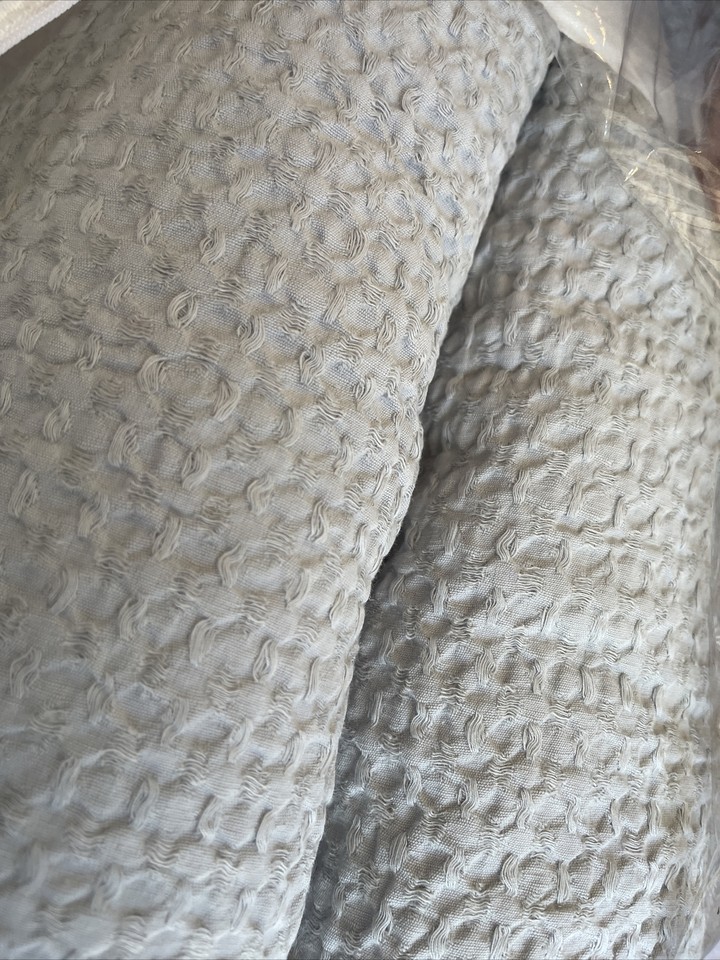 Pottery Barn Vintage Washed Cotton Linen Comforter King / Cal Cloud