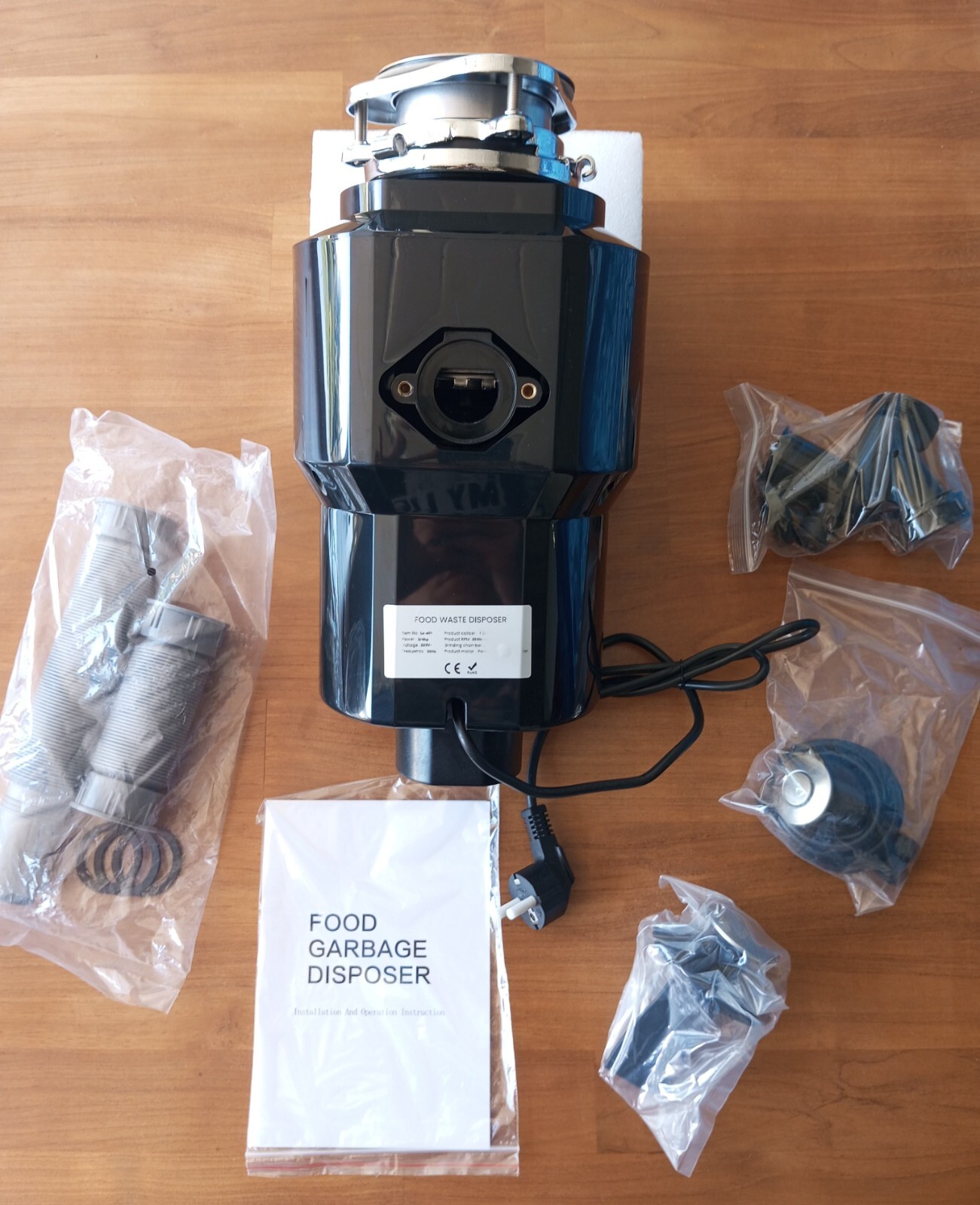 Broyeur de déchets ménagers SINKY LX-A01 broyeur évier cuisine 0,5HP