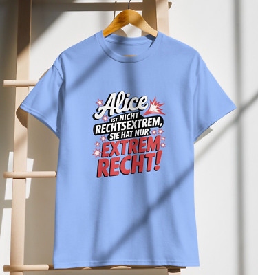 Alice Weidel, rechtsextrem, AfD, T-Shirt, Alternative für Deutschland, German
