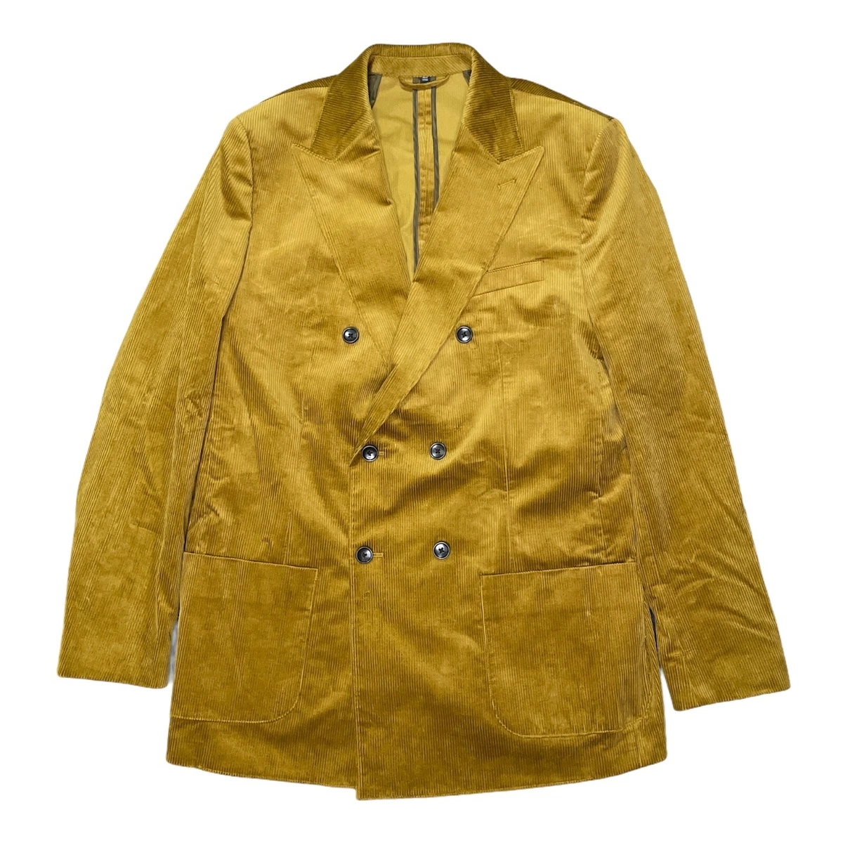 Corduroy double cheap breasted blazer