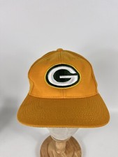 Vintage Green Bay Packers Sports Specialties Team NFL Snapback Hat Cap Yellow