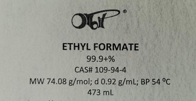 ETHYL FORMATE (99.9+%) 473 mL [CAS# 109-94-4] Fragrance Aroma Research Reagent