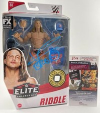 WWE NXT Matt Riddle Signed Mattel Elite 88 Wrestling Figure Autograph JSA COA