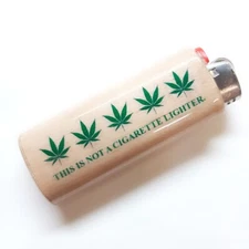 This Is Not a Cigarette Lighter Case Holder Sleeve Cover Fits Bic Lighters