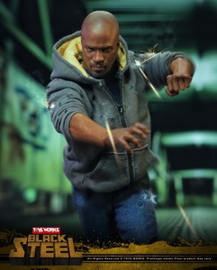 Details About 16 Toys Works Tw008 Luke Cage Black Steel Mike Colter Action Figure Model Gifts - 