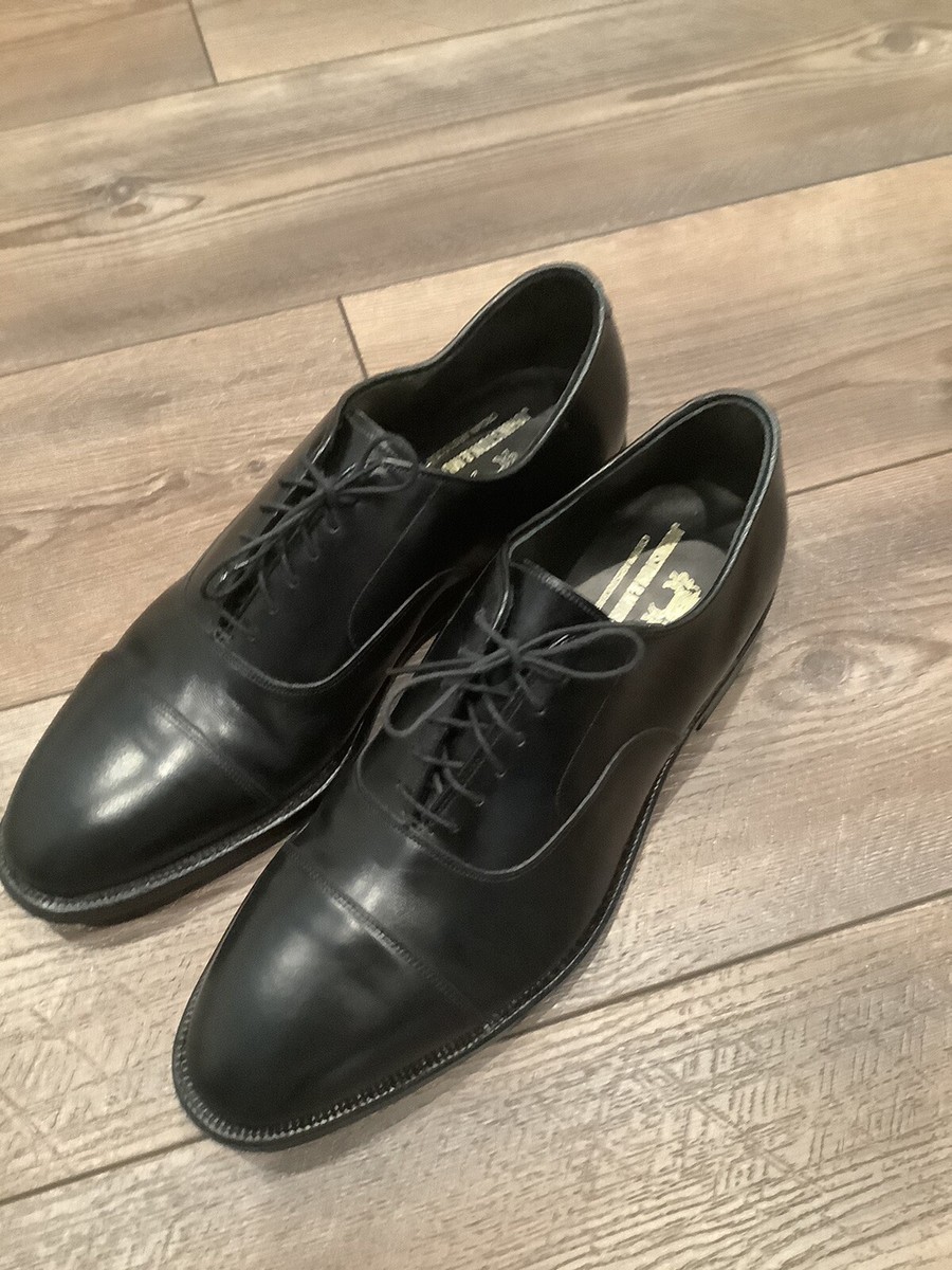JOHNSTON & MURPHY Captoe Crown Aristocraft 24-4971 Black JOHNSTON & MURPHY Captoe Crown Aristocraft 24-4971 Black