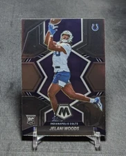 Jelani Woods Rookie RC 2022 Mosaic Football Base Card #358 Indianapolis Colts