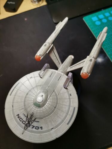 USS ENTERPRISE XL - CUSTOM DECALS Star Trek Discovery EAGLEMOSS - NO MODEL - Foto 4 di 6