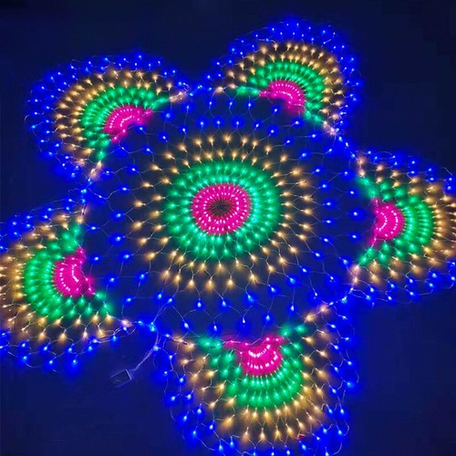 Waterful LED String Fairy Net Light Curtain Mesh Xmas Party Garden Outdoor Decor - Picture 3 of 32