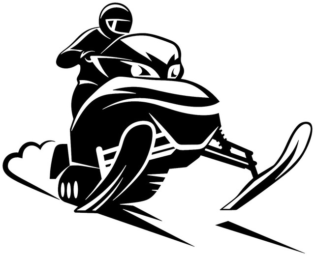 Snowmobile RIDER FRONT Vinyl Decal sticker SKIDOO ARCTIC CAT YAMAHA