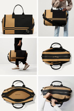 Rothy's The Weekender - Camel & Black