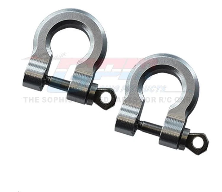 Anillos en D de parachoques delanteros/traseros de aleación de aluminio RC 1:10 para TRAXXAS TRX-4 82056-4 nuevos Foto 2 de 4