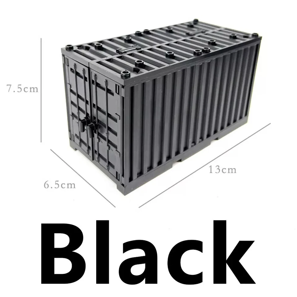 New Cargo Shipping Container For Toy Brick Building Blocks Mini Military Figures - Image 4 of 4