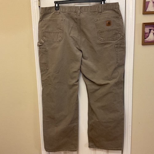 Men’s CARHARTT Work Pants Carpenter 42 X 30 Outdoors Dungarees - Picture 6 of 13