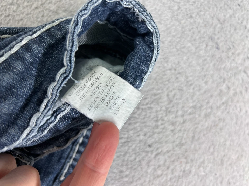 Pantalones Cortos Miss Chic Mujer 1 Azul Denim Mezcla de Algodón Adornado Bling 23x14 Foto 4 de 4