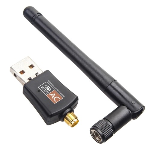 600Mbps Wireless USB Wifi Adapter Dongle Dual Band 2.4G/5GHz W/Antenna 802.11AC