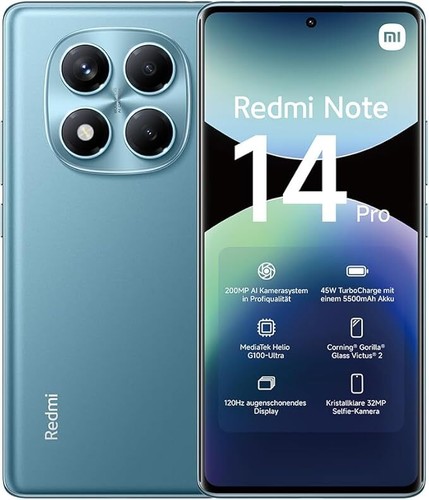 Xiaomi Redmi Note 14 Pro 4G Smartphone 8GB 256GB 6.67" 120Hz 200MP 5500mAh NFC - Foto 5 di 8