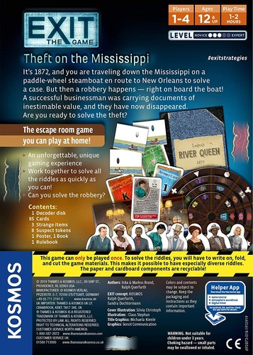 Thames & Kosmos - EXIT: The Game - Theft on the Mississippi - Picture 2 of 3