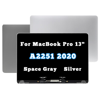 New for MacBook Pro 13 A2251 2020 EMC 3348 Retina LCD Screen Display Assembly A+