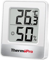 Thermopro TP49 Digitales Mini Thermohygrometer Thermometer Luftfeuchtigkeit