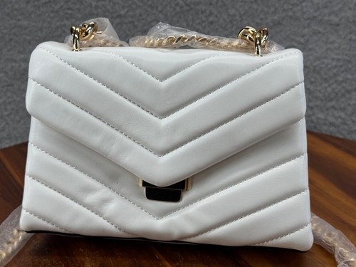ALDO Women's Meilaniix White Crossbody Bag Mini Purse Zipper 82384 - Picture 2 of 16