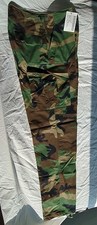 1997 US Military Issue Woodland BDU Combat Trousers Medium X-Long new w/ tags