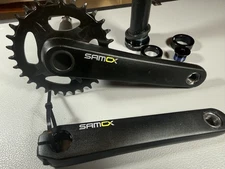 Samox TAF37 Fat Bike Crankset 170mm 30t Direct Mount 3 bolt 24mm bottom bracket 