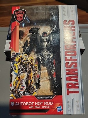 Transformers Autobot Hot Rod Last Knight Autobots Unite Flip & Change Figure TB2