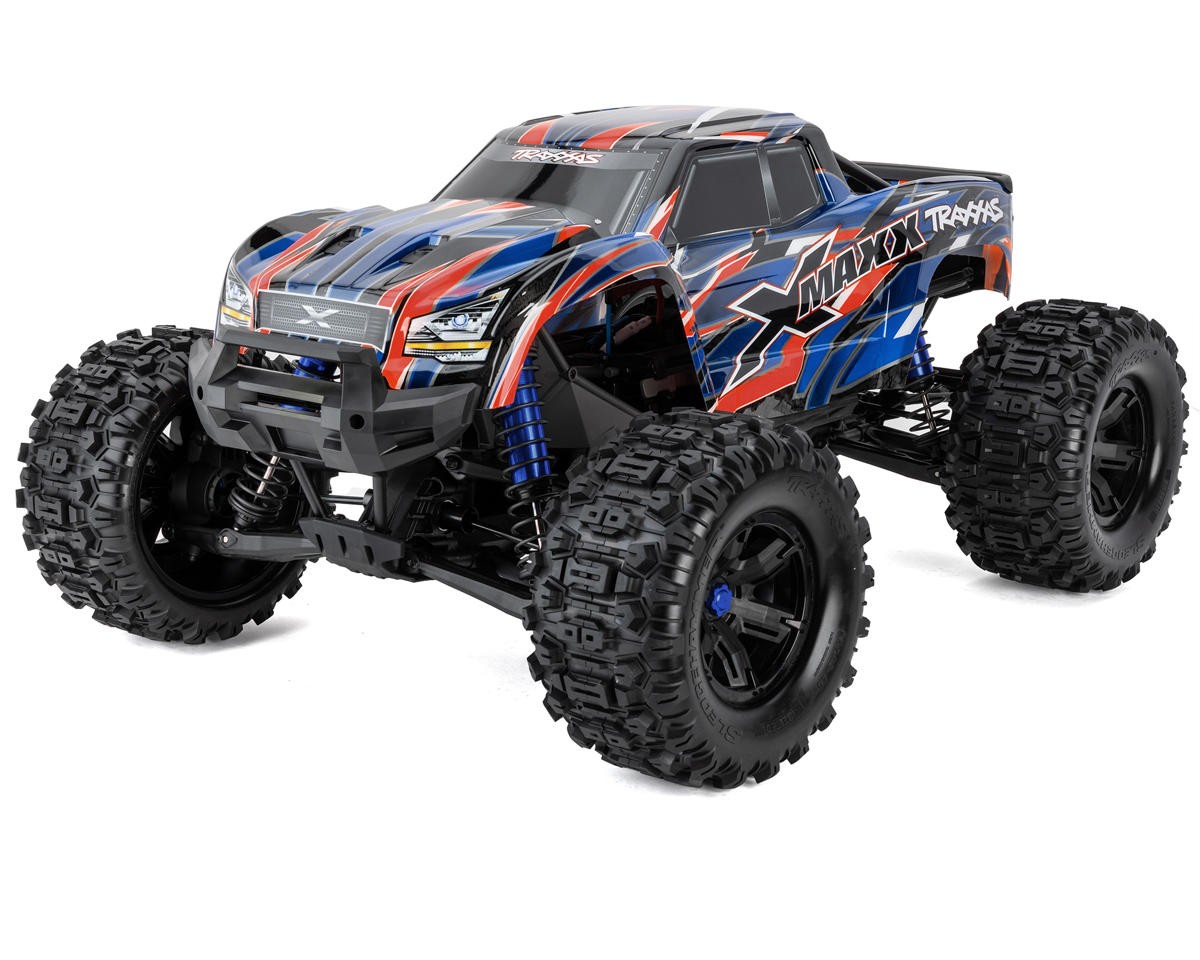 Traxxas X-Maxx 8S 1/6 4WD Brushless RTR Monster Truck (Blue) [TRA77096-4-BLUE]