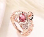 Rose Gold Flamingo Ring Size 7 New — photo 7