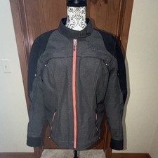 Harley-Davidson Genuine MotorClothes Gray & Black Jacket 2XL HD Embroidered Logo