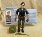 💚 1985 Vintage GI Joe FLINT  v1 Figure 100% Complete w/ File Card - Read