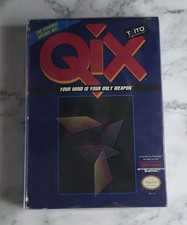 Qix (Nintendo Entertainment System, NES, 1991) Cib Complete - Tested