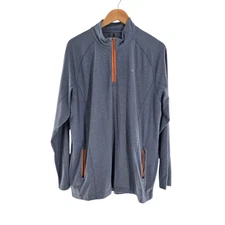 UNTUCKit Pullover Mens XL Blue Quarter Zip Pullover Stretch Performance Golf