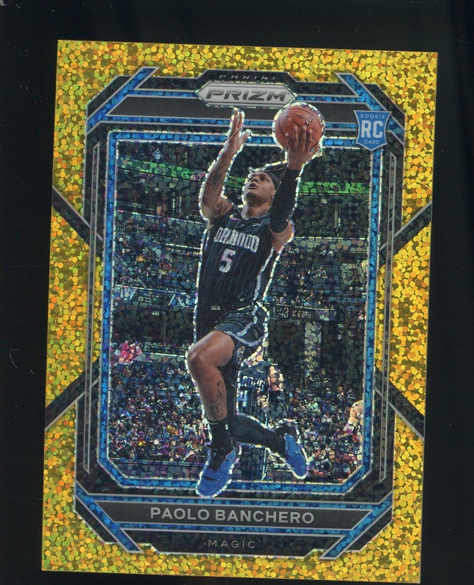 2022-23 Panini Prizm Gold Sparkle #249 Paolo Banchero Magic RC Rookie 19/24