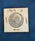 1964 D Kennedy Half Dollar 50C 90% Silver