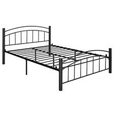 Full Size Metal Bed Frame Headboard Footboard Platform No Box Spring Needed
