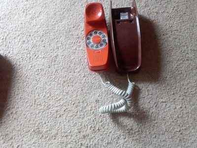 Western Electric Trimline Rotary Telephone.Two tone. Bell System. AT&T.
