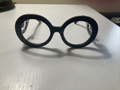 Prada Wooden Baroque Sunglasses  Frames Only Model SPR 27R Dark Brown Tortoise.