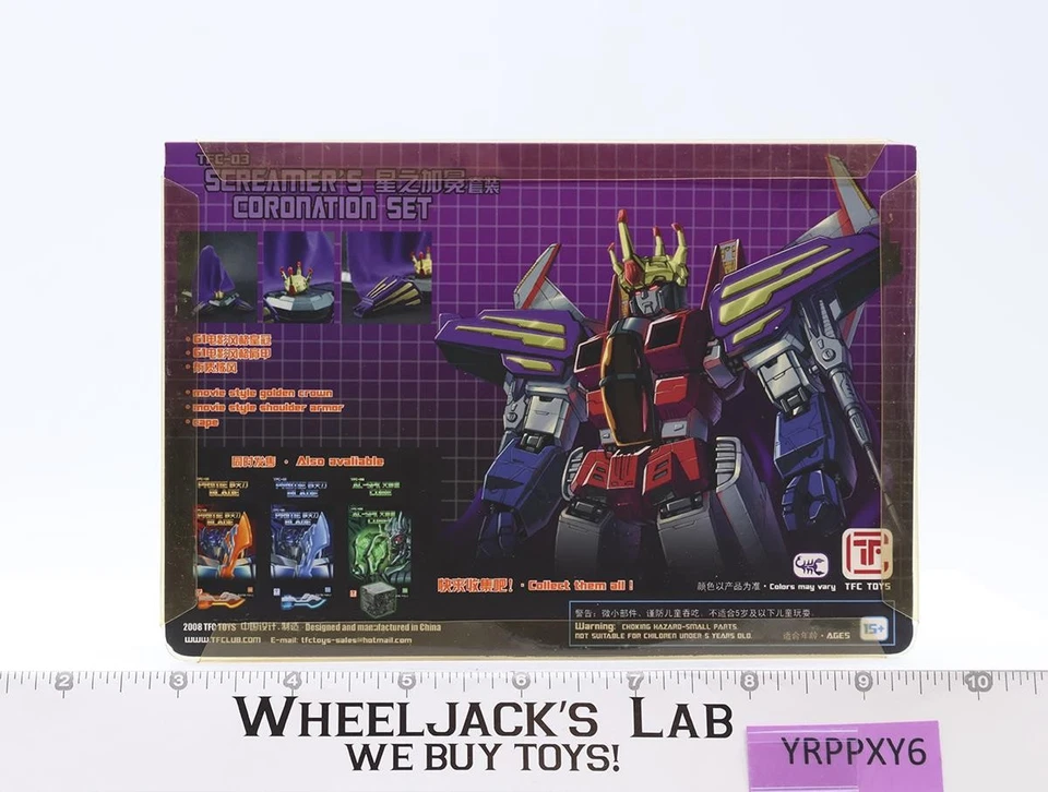 TFC-03 Screamer's Coronation Set Third Party 2008 TFC Toys NEW SEALED - Image 2 of 4