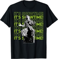 Beetlejuice It's Showtime Text Stack T-Shirt