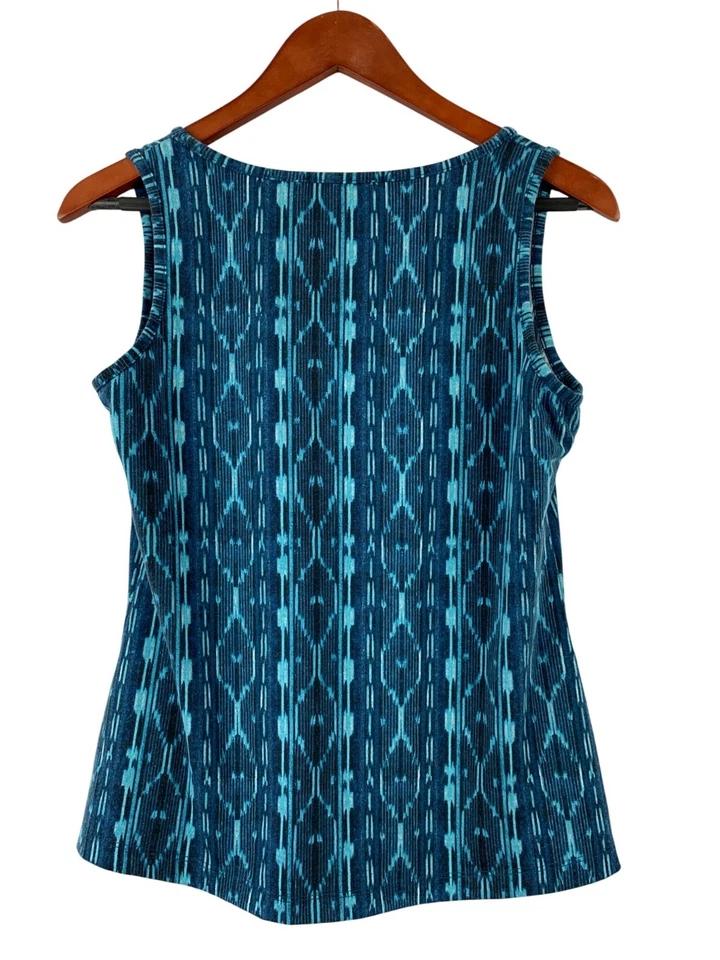 Camiseta sin mangas Serena Williams Signature Statement para mujer S azul estampado Foto 2 de 4